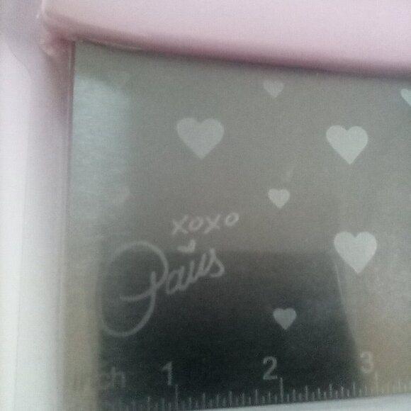 🌷Paris Hilton Pink Stainless Steel BENCH SCRAPER Blade🌷 - Picture 2 of 3